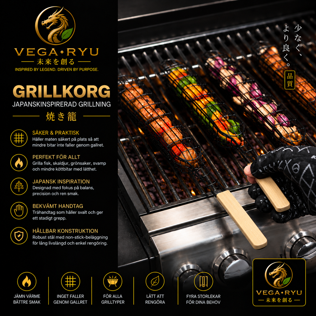 Vega Ryu™ Yaki Grillkorg – 焼き籠